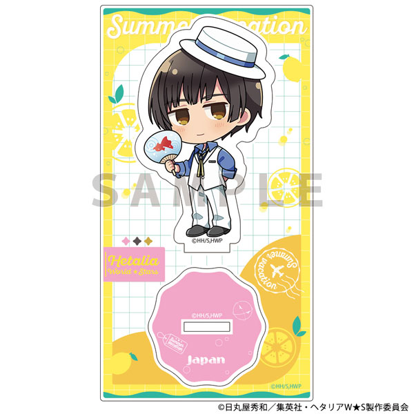 Parflette [Hetalia World Stars] Acrylic Stand (Japan / Summer Vacation)