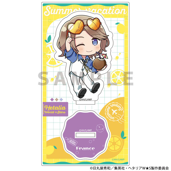 Parflette [Hetalia World Stars] Acrylic Stand (France / Summer Vacation)