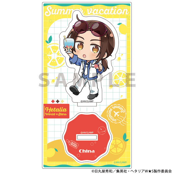 Parflette [Hetalia World Stars] Acrylic Stand (China / Summer Vacation)
