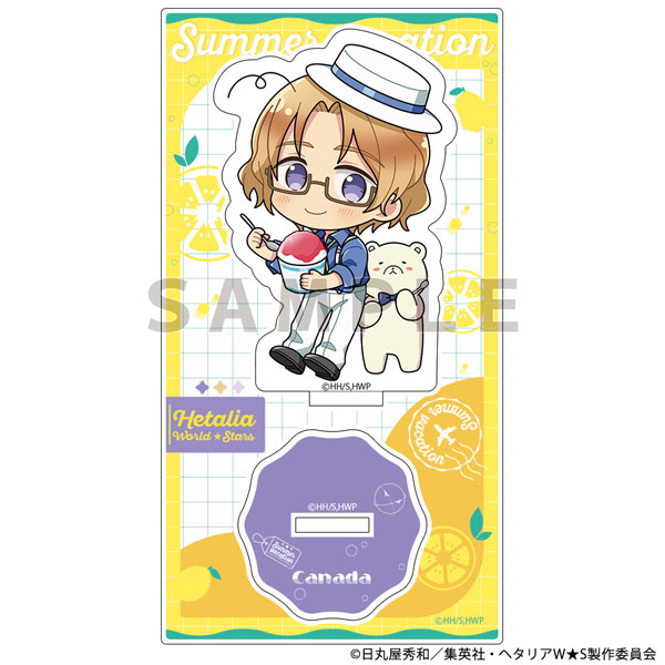Parflette [Hetalia World Stars] Acrylic Stand (Canada / Summer Vacation) gambar 1