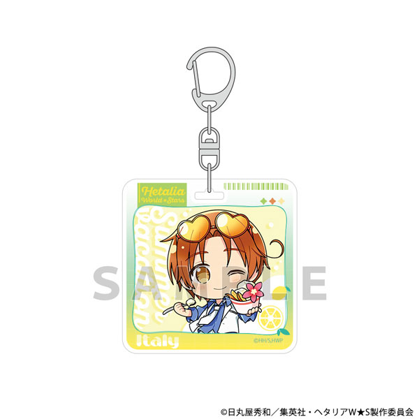 Parflette [Hetalia World Stars] Acrylic Keychain (Italy / Summer Vacation)