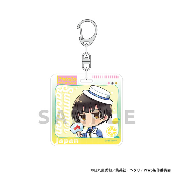 Parflette [Hetalia World Stars] Acrylic Keychain (Japan / Summer Vacation)