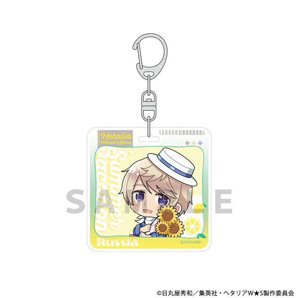 Parflette [Hetalia World Stars] Acrylic Keychain (Russia / Summer Vacation) hình ảnh 1