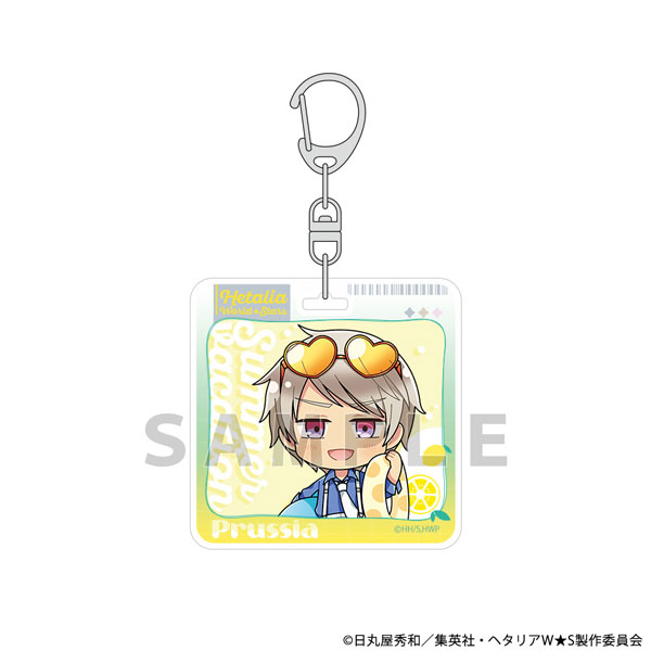 Parflette [Hetalia World Stars] Acrylic Keychain (Prussia / Summer Vacation)