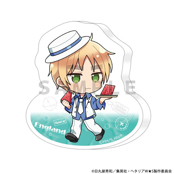 Parflette [Hetalia World Stars] Diecut Acrylic Block (England / Summer Vacation)
