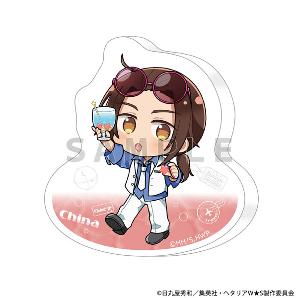 Parflette [Hetalia World Stars] Diecut Acrylic Block (China / Summer Vacation)