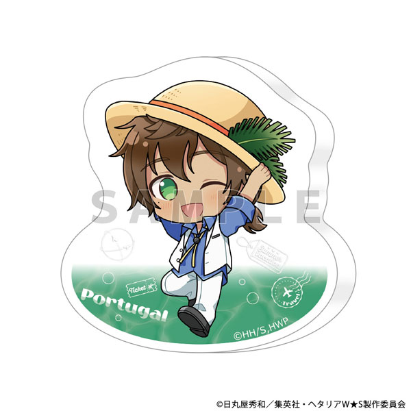 Parflette [Hetalia World Stars] Diecut Acrylic Block (Portugal / Summer Vacation)