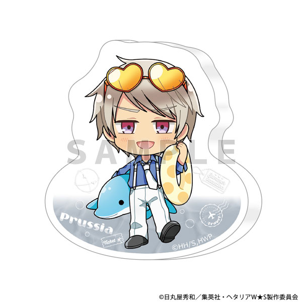 Parflette [Hetalia World Stars] Diecut Acrylic Block (Prussia / Summer Vacation)