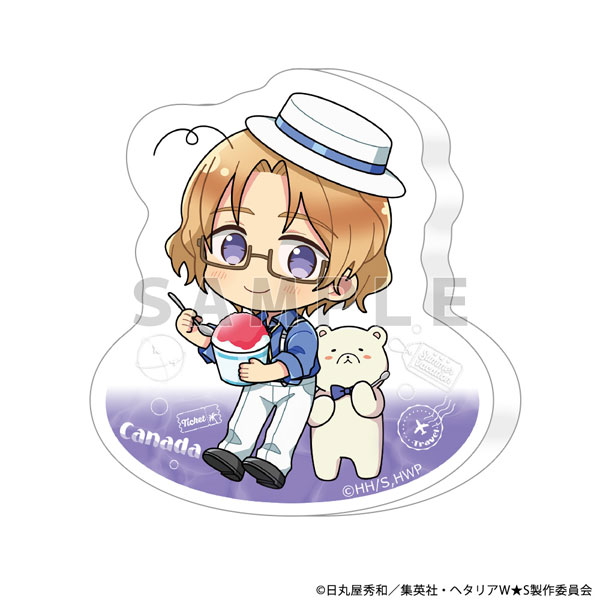 Parflette [Hetalia World Stars] Diecut Acrylic Block (Canada / Summer Vacation)