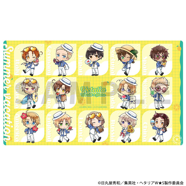 Parflette [Hetalia World Stars] Rubber Mat (Summer Vacation) Bild 1