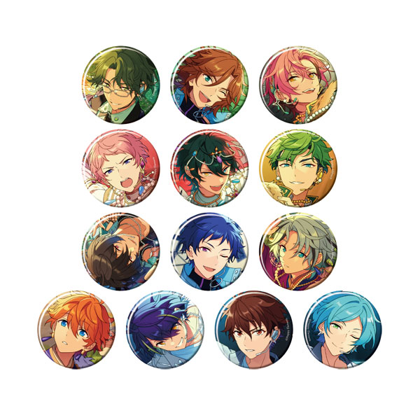 pattythree Ensemble Stars!! Collection Tin Badge [2026 Aug.] -Idol Side- 13Pack BOX