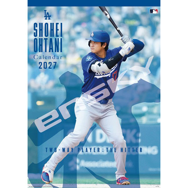 Ensky Shohei Otani 27CL-551 2027 Wall Calendar Batter 圖片 1