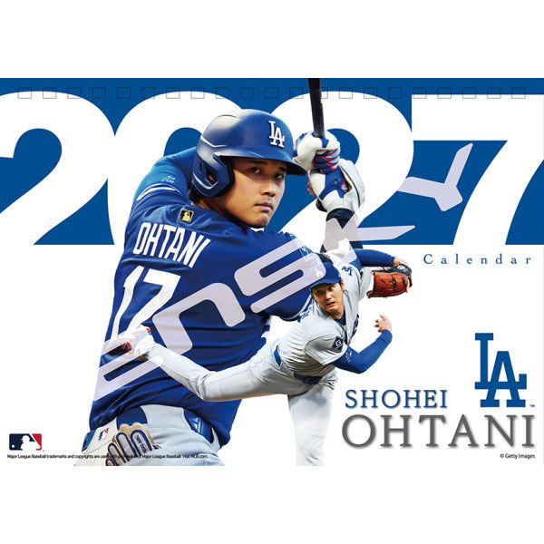 Ensky Shohei Otani 27CL-552 2027 Tabletop Calendar รูปภาพ 1