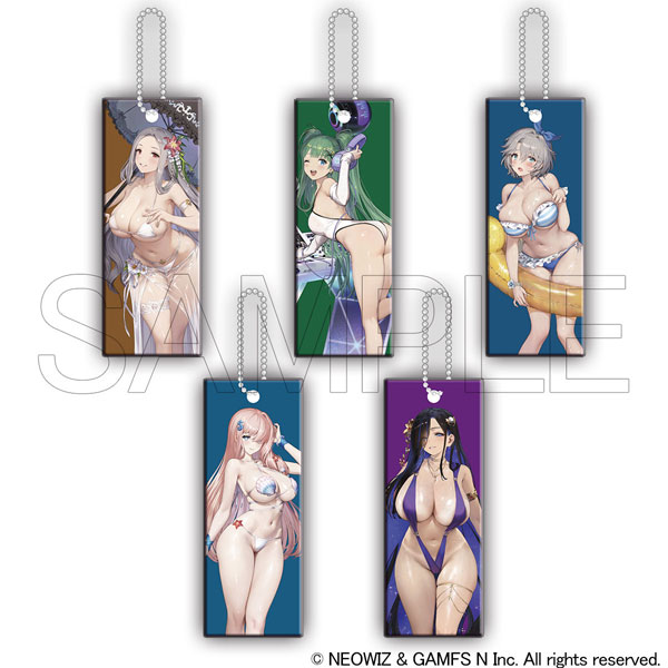HobbyJAPAN [Exclusive Sale] Brown Dust 2 Acrylic Magnet Keychain Vol.1 5Pack BOX