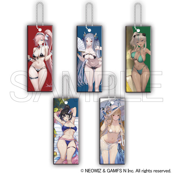 HobbyJAPAN [Exclusive Sale] Brown Dust 2 Acrylic Magnet Keychain Vol.2 5Pack BOX