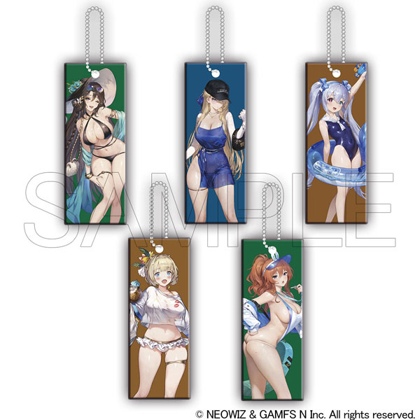 HobbyJAPAN [Exclusive Sale] Brown Dust 2 Acrylic Magnet Keychain Vol.3 5Pack BOX Bild 1