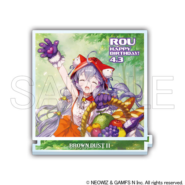 HobbyJAPAN [Exclusive Sale] Brown Dust 2 Birthday Acrylic Stand Red Riding Hood Rou