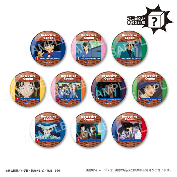 Marimo Craft Detective Conan Secret Collection Tin Badge Character Moment Selection Vol.2 10Pack BOX