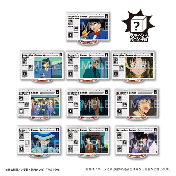 Marimo Craft Detective Conan Secret Collection Mini Acrylic Stand Character Moment Selection Vol.2 10Pack BOX 图片 1