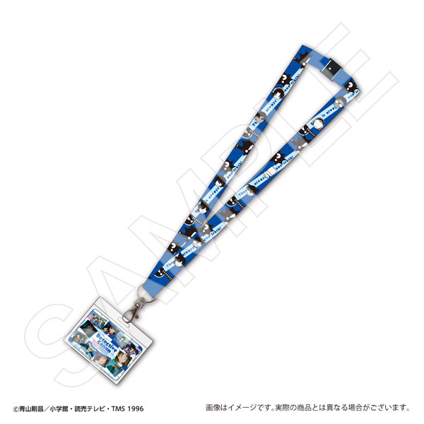 Marimo Craft Detective Conan Neck Strap w/Card Icon x Blue Character Moment Selection Vol.2