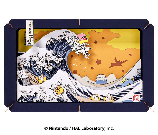 Ensky PAPER THEATER Kirby PT-L128 36 Views of Pupupu: The Great Wave off The Float Islands