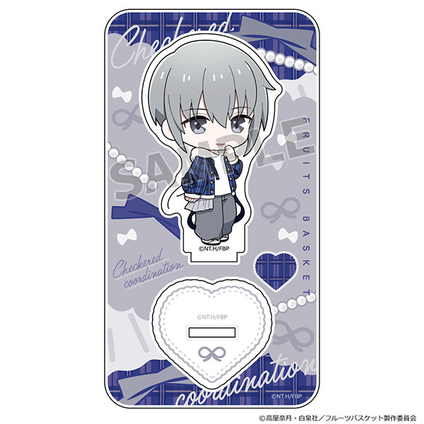 Parflette Fruits Basket Acrylic Stand (Yuki Soma / Checkered Coordination)