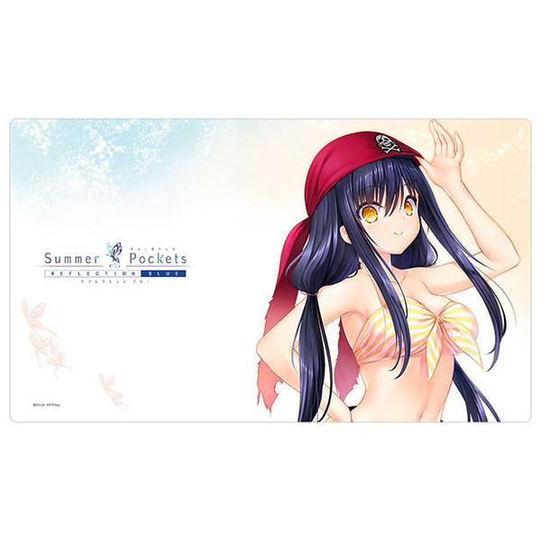 Curtain Damashii Summer Pockets REFLECTION BLUE Rubber Mat (Kamome Kushima / Summer Fest 2025)
