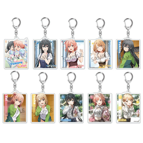 Hobby Stock My Teen Romantic Comedy SNAFU Series Trading Acrylic Keychain vol.5 10Pack BOX