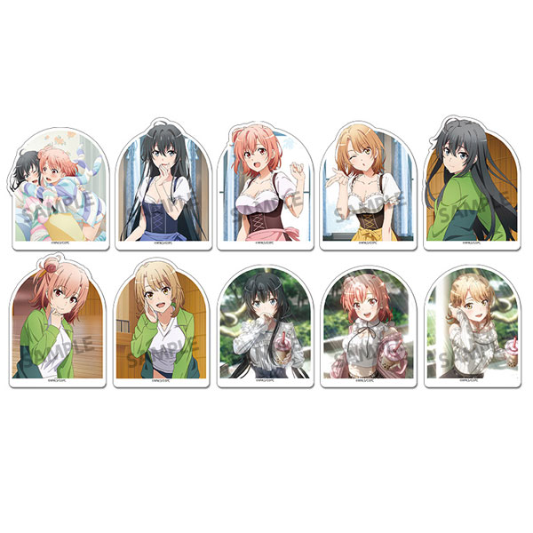 Hobby Stock My Teen Romantic Comedy SNAFU Series Trading Diecut Sticker vol.5 10Pack BOX Bild 1