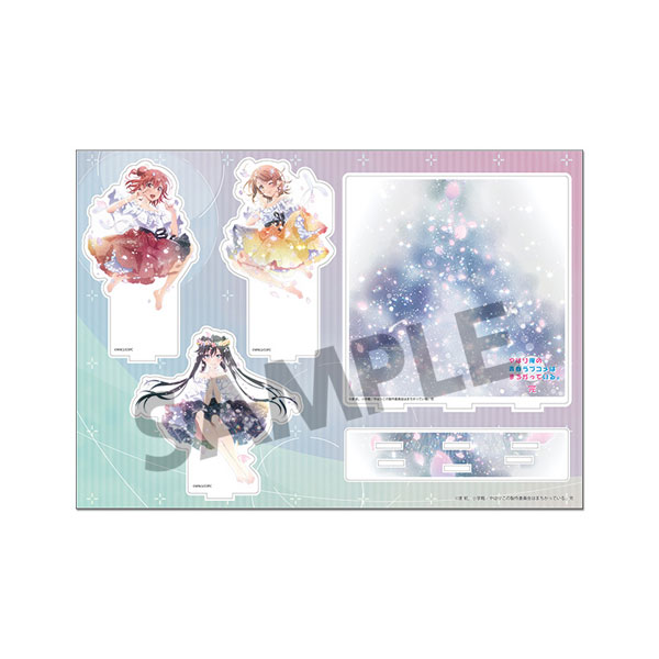 Hobby Stock My Teen Romantic Comedy SNAFU. Completion Acrylic Stand w/Background Yukino & Yui & Iroha Dress ver. Bild 1