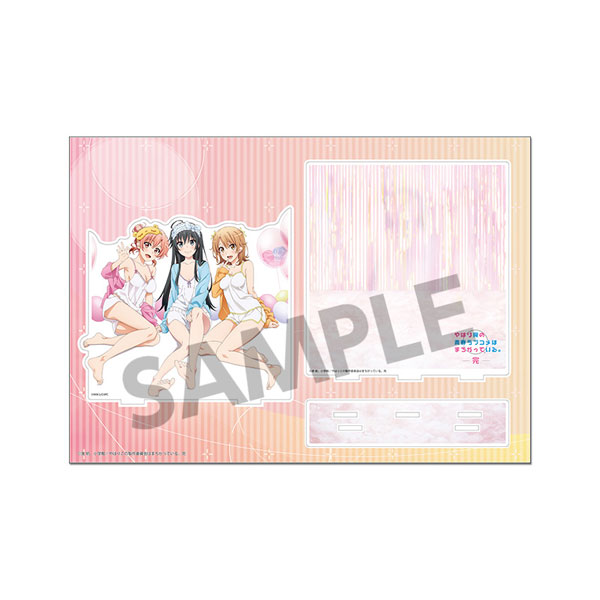 Hobby Stock My Teen Romantic Comedy SNAFU. Completion Acrylic Stand w/Background Yukino & Yui & Iroha Camisole ver.