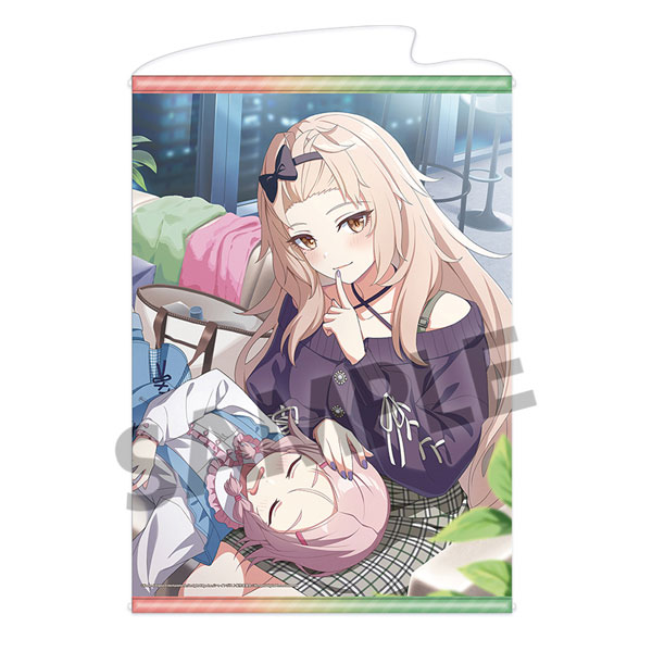 Hobby Stock Shine Post Be Your Idol! B2 Wall Scroll vol.3 Aoba Karabayashi & Itoha Karabayashi Bild 1