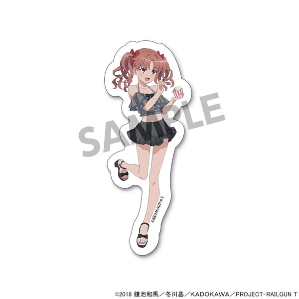 Hobby Stock Toaru Kagaku no Railgun T New Illustration Diecut Sticker Kuroko Shirai Vacation ver.