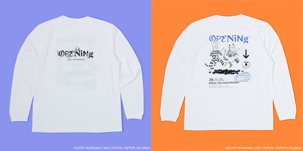 Natalie Store Popee the Performer OPENING 스토리보드 롱슬리브 티셔츠 화이트 XL 이미지 1