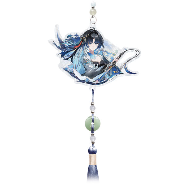 KURO GAMES [Exclusive Sale] Wuthering Waves Mengzhou's Silhouette Themed Acrylic Keychain Yangyang: Xuanling image 1