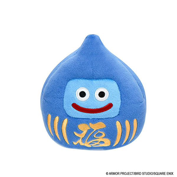 Square Enix Smile Slime Dragon Quest Plush M Daruma Slime Blue