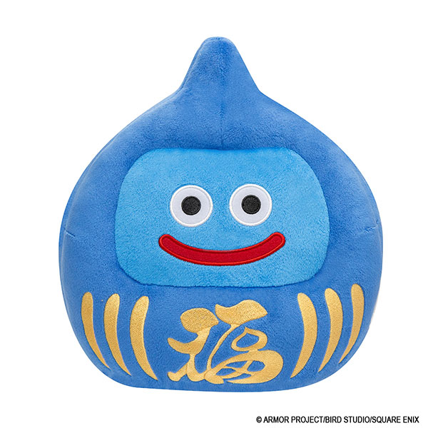 Square Enix Smile Slime Dragon Quest Plush L Daruma Slime Blue
