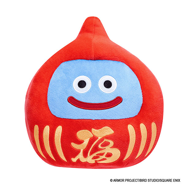 Square Enix Smile Slime Dragon Quest Plush L Daruma Slime Red