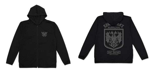 COSPA Youjo Senki II Imperial 203rd Aerial Mage Battalion Thin Dry Hoodie /BLACK-XL