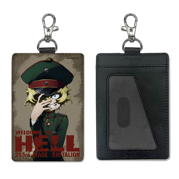 COSPA Youjo Senki II Tanya "Welcome to Hell" Pass Case (w/Swivel Snap Hook)