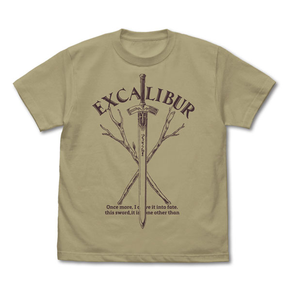 COSPA Fate/strange Fake Excalibur: Ever-Distant Sword of Victory T-shirt /SAND KHAKI-XL