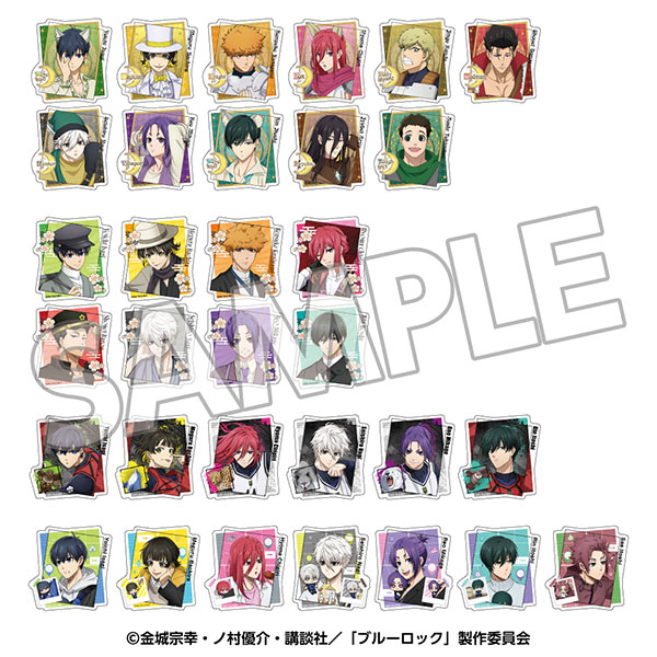 YTE Bluelock Trading Sticker (1 Pack of 3) vol1 Memorial 11Pack BOX รูปภาพ 1