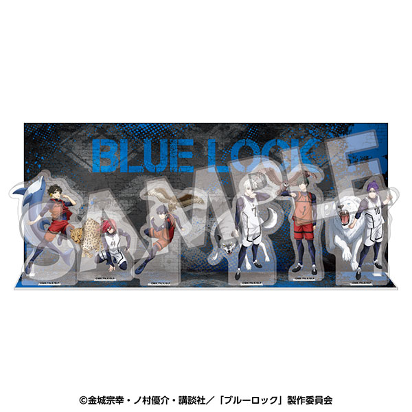 YTE Bluelock Acrylic Diorama Stand w/Background Card Memorial (ANIMALS) image 1