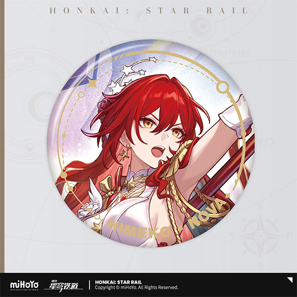 miHoYo Honkai: Star Rail Character Portrait Series Tinplate Badge - Himeko / Nova