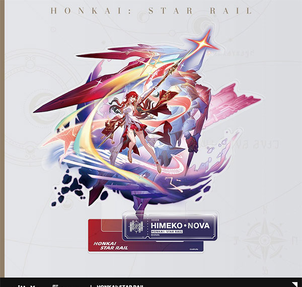 miHoYo Honkai: Star Rail Character Portrait Series Acrylic Stand - Himeko / Nova รูปภาพ 1