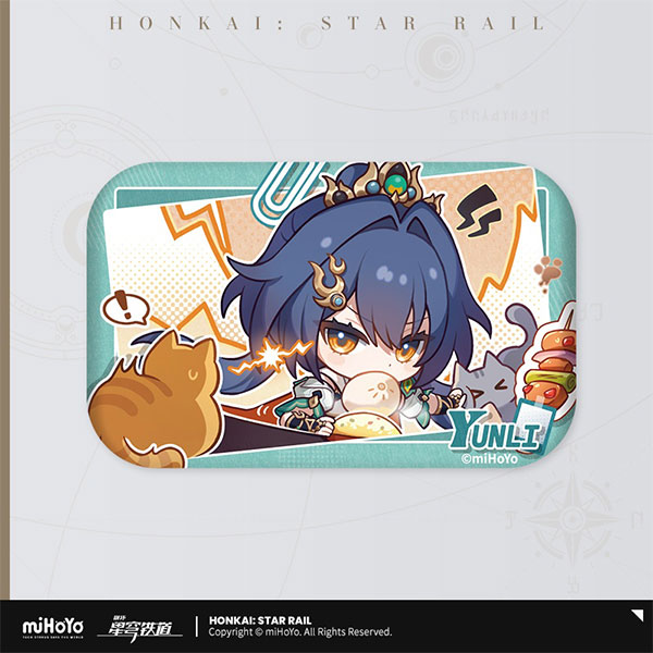 miHoYo Honkai: Star Rail Pom-Pom's Photo Album Series Tinplate Badge - Yunli image 1