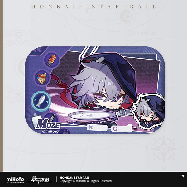 miHoYo Honkai: Star Rail Pom-Pom's Photo Album Series Tinplate Badge - Moze