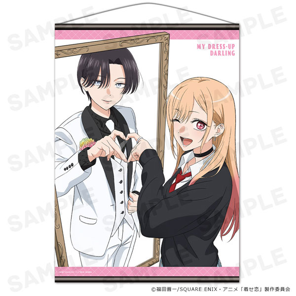 Azu Maker My Dress-Up Darling B2 Wall Scroll Marin & Marin [Rei] gambar 1