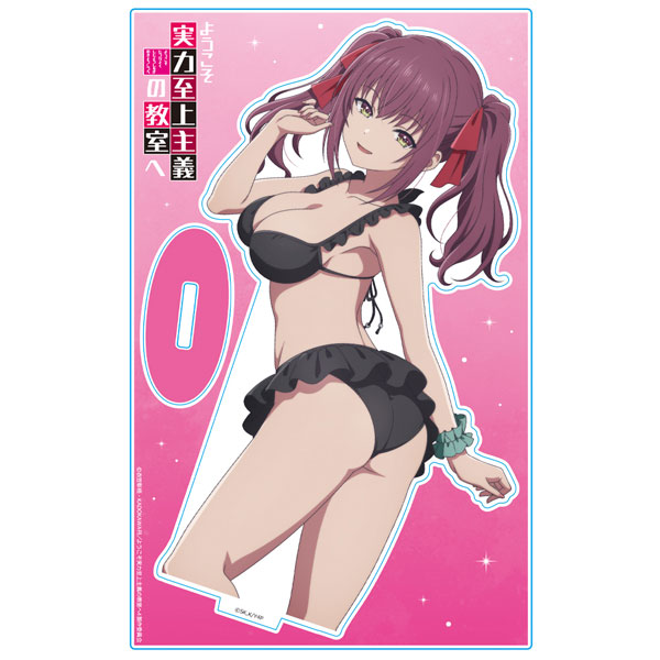 Azu Maker Youkoso Jitsuryoku Shijou Shugi no Kyoushitsu e Acrylic Chara Stand Ichika Amasawa Swimsuit ver. gambar 1