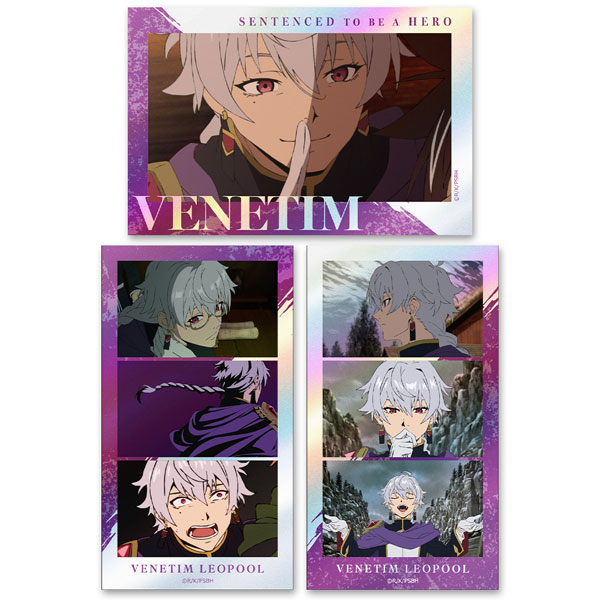 Azu Maker Sentenced to Be a Hero: The Prison Records of Penal Hero Unit 9004 Thumbnail Shiny Sticker Set Venetim Leopool imagen 1